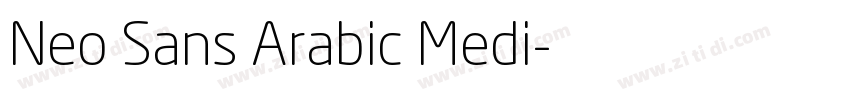 Neo Sans Arabic Medi字体转换